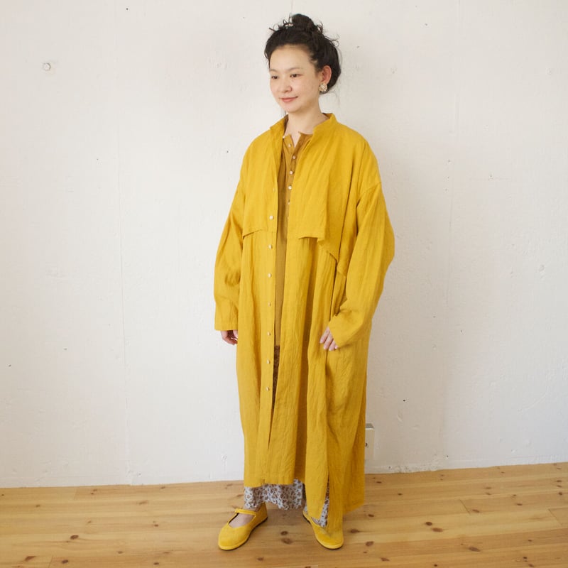suzuki takayuki (スズキタカユキ) shirt coat リネンシャツコート...