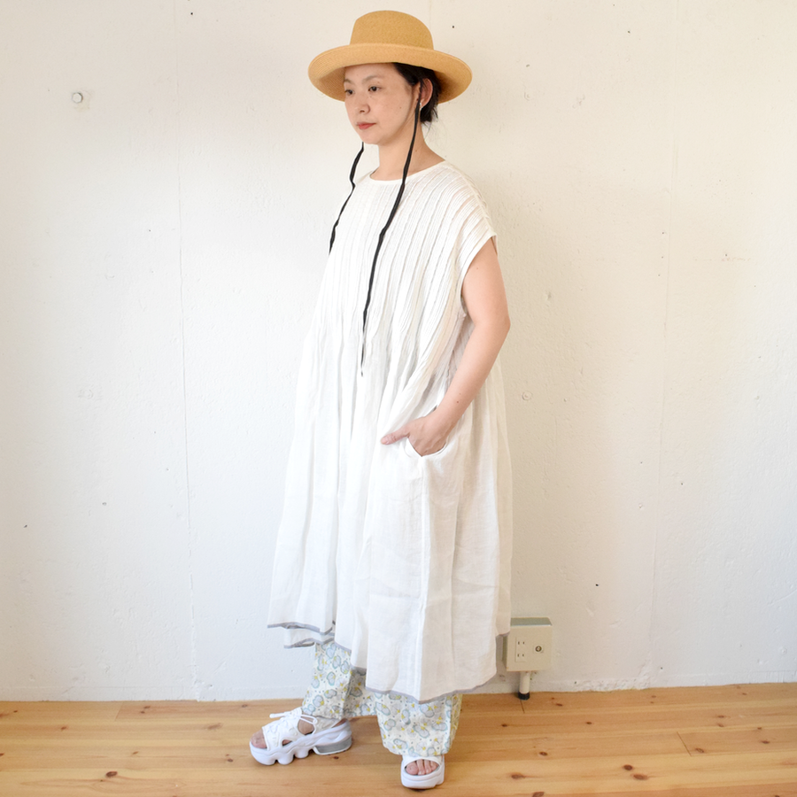 maison de soil】美品ピンタックキュロットパンツ maison de soil】美品ピンタックキュロットパンツ