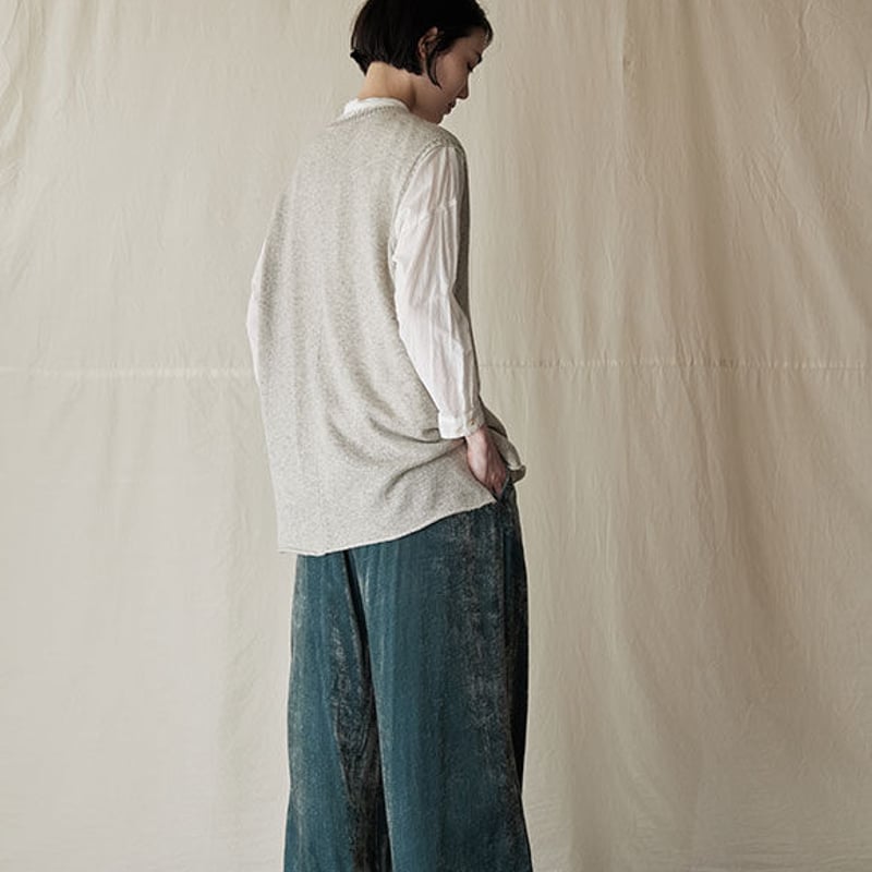 suzuki takayuki (スズキタカユキ) knitted vest カシミヤシルク suzuki takayuki (スズキタカユキ) knitted vest カシミヤシルク