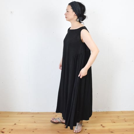 suzuki takayuki (スズキタカユキ) linen dress リネンジャージ ロングワンピース
