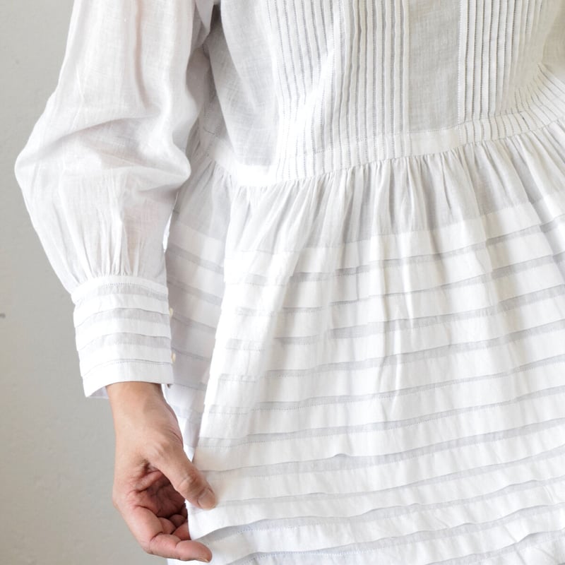 TOWAVASEトワヴァーズ Fille dress カディコットン ワンピース