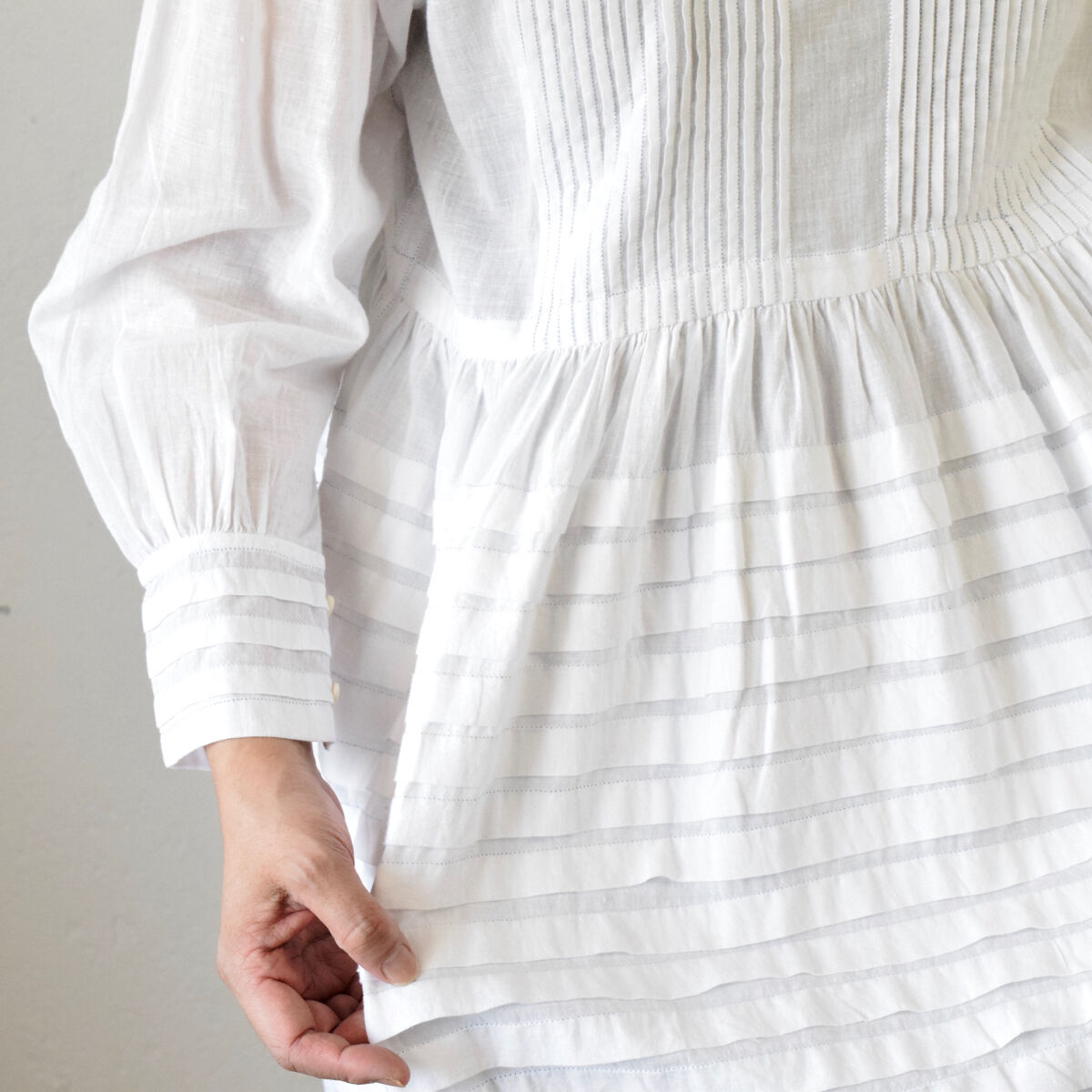 TOWAVASE(トワヴァーズ）Fille dress カディコットン ワンピース | Le 