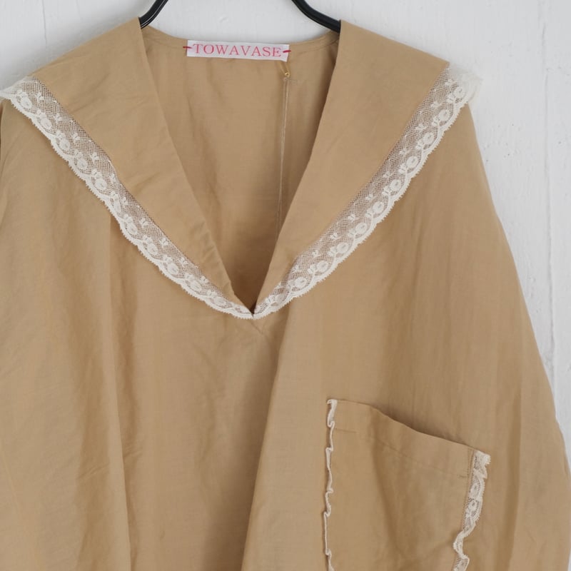 TOWAVASE(トワヴァーズ)Leavers blouse コットンリネン TOWAVASE(トワヴァーズ)Leavers blouse コットンリネン