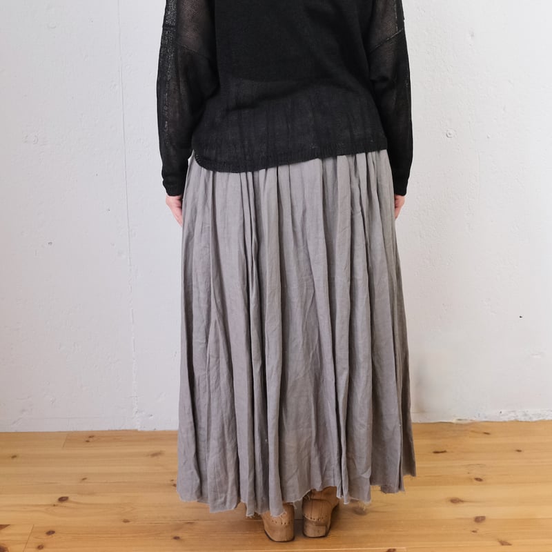 suzuki takayuki( スズキタカユキ) long skirt リネン ロングスカ suzuki takayuki( スズキタカユキ) long skirt リネン ロングスカ