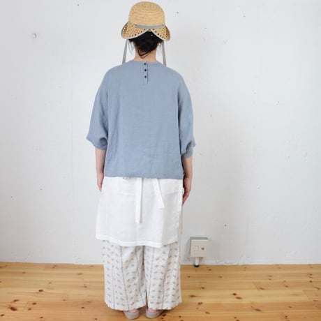 TOWAVASE(トワヴァーズ）：Ajour tablier リネン 透し模様タブリエセット
