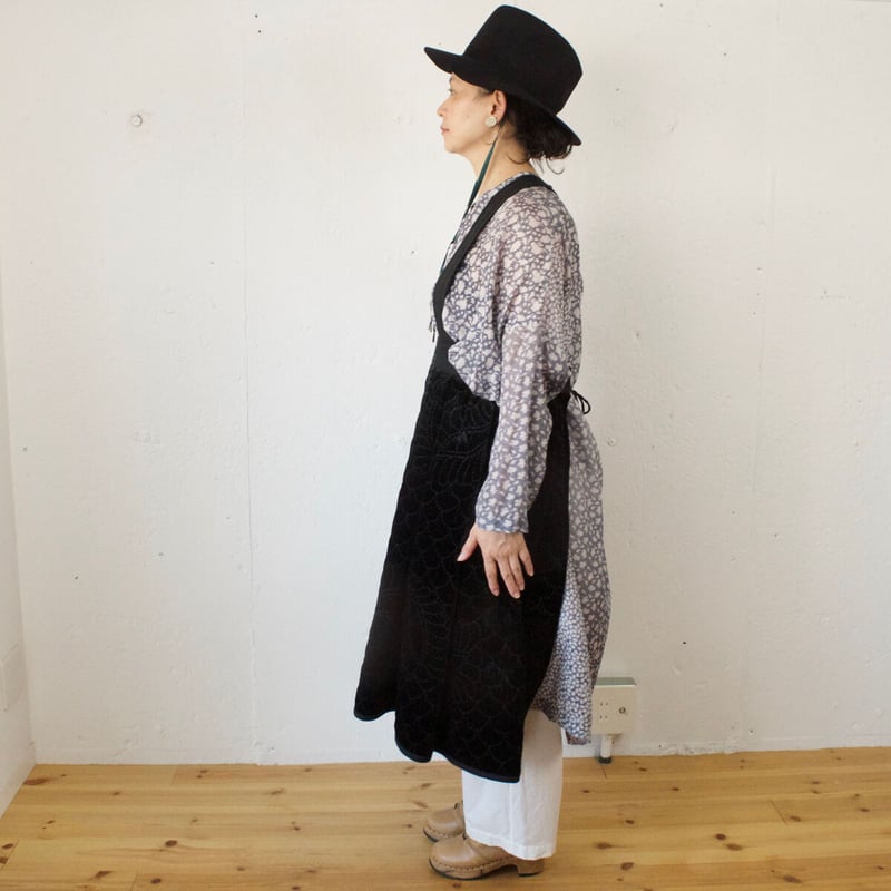 TOWAVASE(トワヴァーズ）Permanent skirt ベルベット刺繍キルト ...