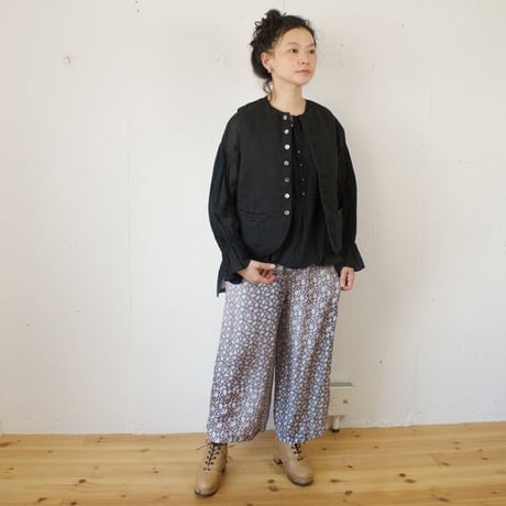 シルクプリントパンツ | STORES