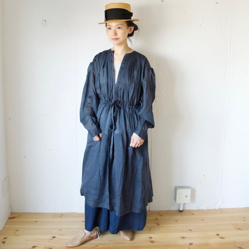 BUNON ブノン EmbroideryFrillDress ロングワンピース