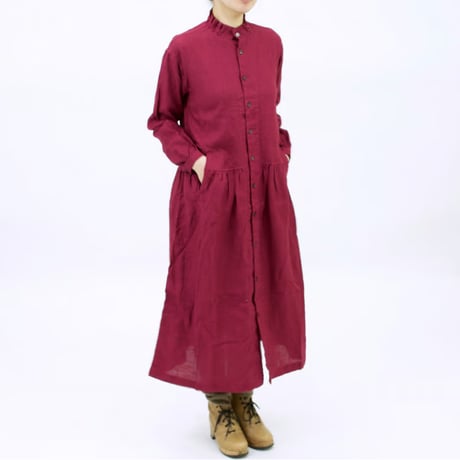 062161○ vlas blomme コットン コルトレイクリネン コート（CATEGORY  