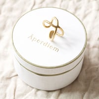 Aperdiem(アペルディエム) クロス イヤーカフ Flow Cross Ear Cuff -L