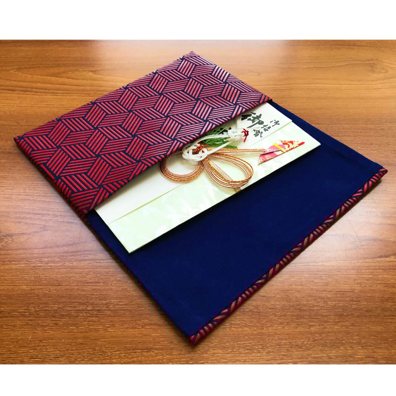 漆プリントふくさ】亀甲網代五崩し柄 〈贈り物にも！〉 | 亀染屋