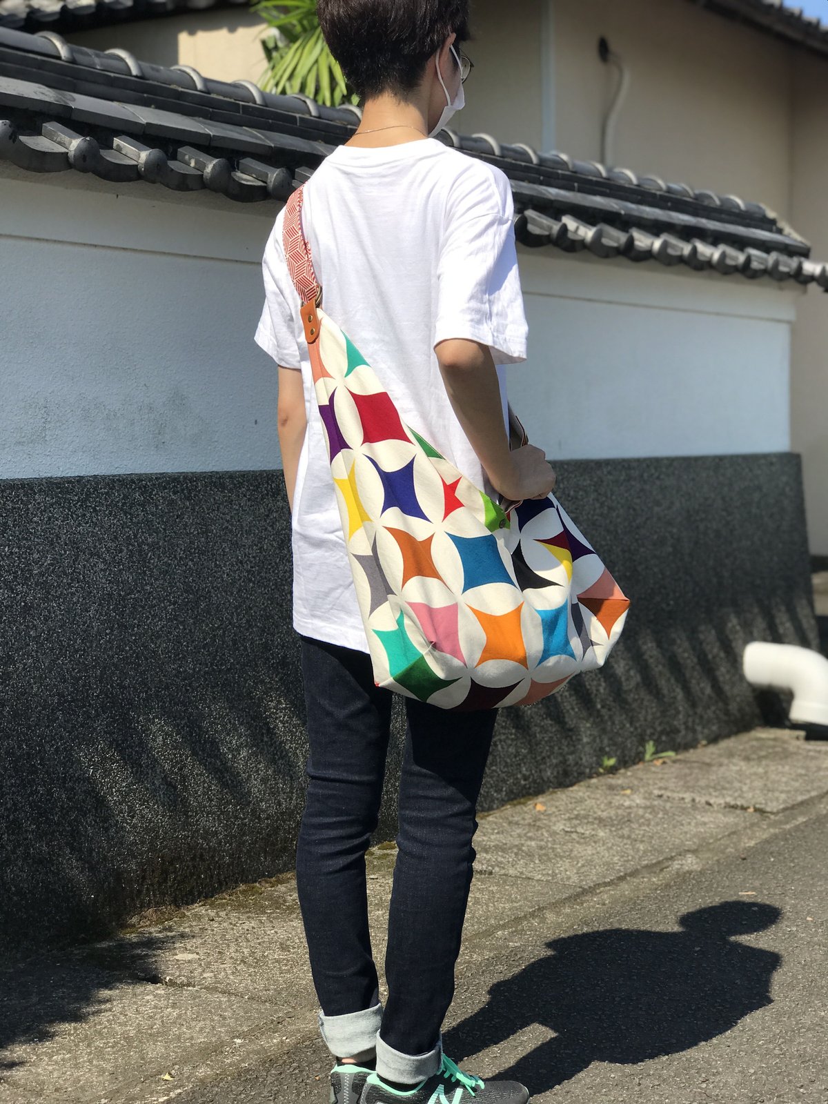 あづまバッグ】七宝（選べるベルトカラー）〈贈り物にも！〉 | 亀染屋