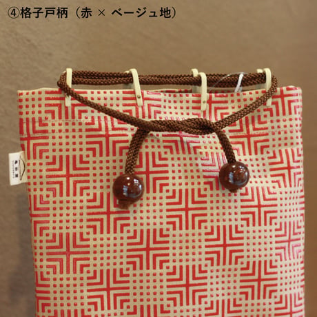 漆プリント巾着