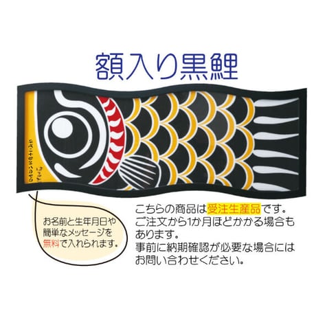 額入り鯉のぼり