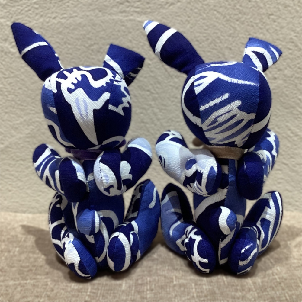 あお色いわいうさぎ※必ず購入手順をご確認ください!! | 亀染屋・祝の印