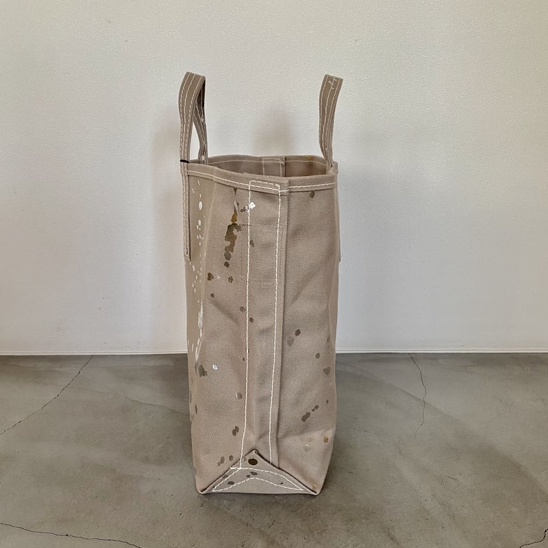 TEMBEA painter tote トートバッグ　箔　シルバー　ペンキ TEMBEA painter tote トートバッグ 箔 シルバー ペンキ