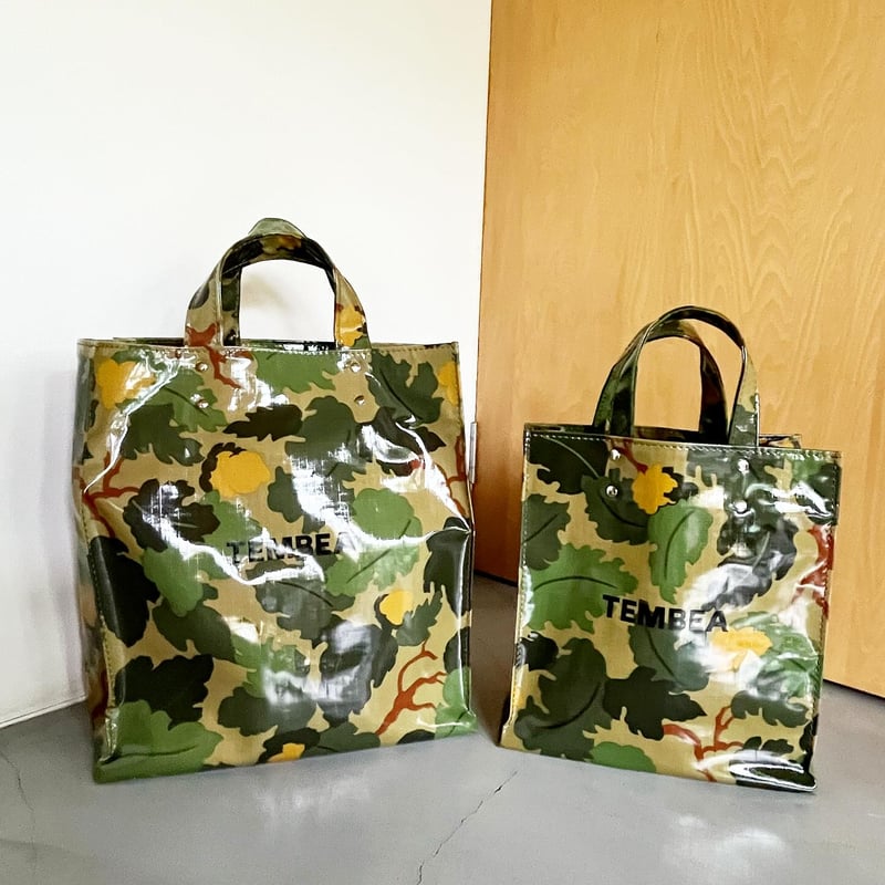 TEMBEA／Paper Tote Leaf Camo PVC』 | SALVE