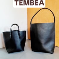 『TEMBEA／DELIVERY TOTE SMALL SHRINK LEATHER ，BAGUETTE TOTE SHRINK LEATHER』