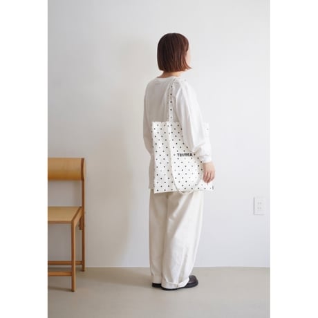 『TEMBEA／3HANDLE TOTE CLEAR DOT』
