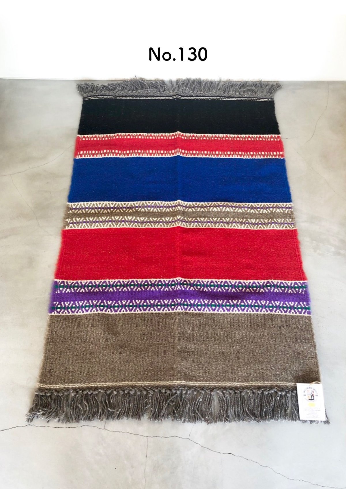 FABRICA ALENTEJANA wool 手織り ラグ マット