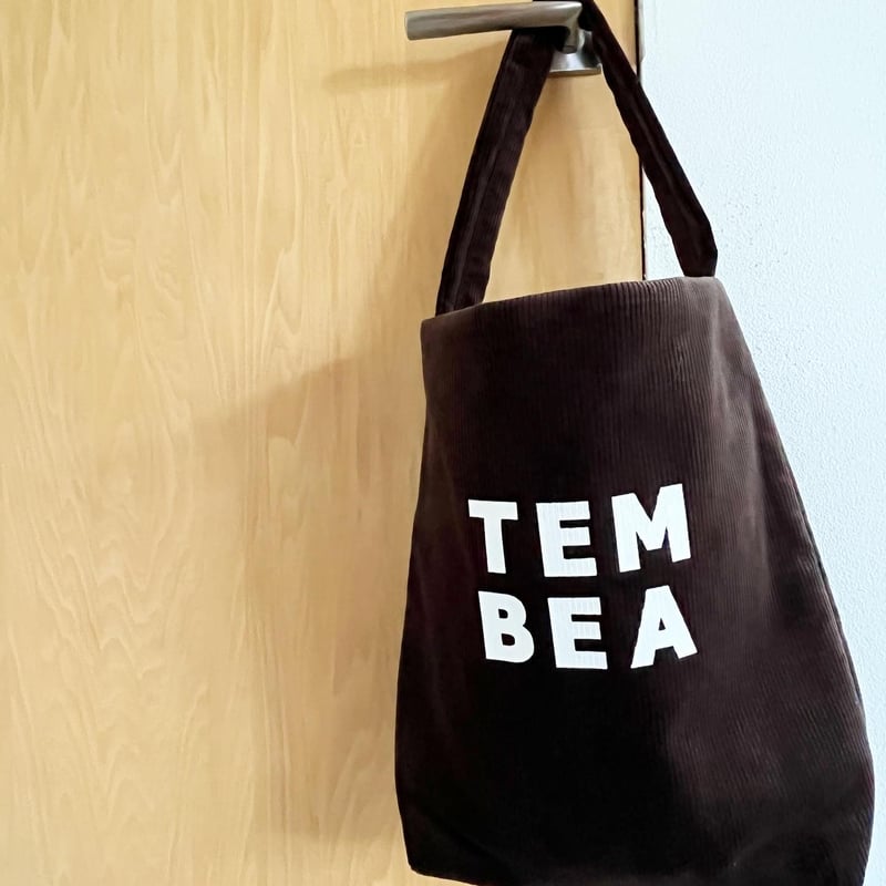 TEMBEA コーデュロイ トートバッグ ブラウン BLOG | TEMBEA