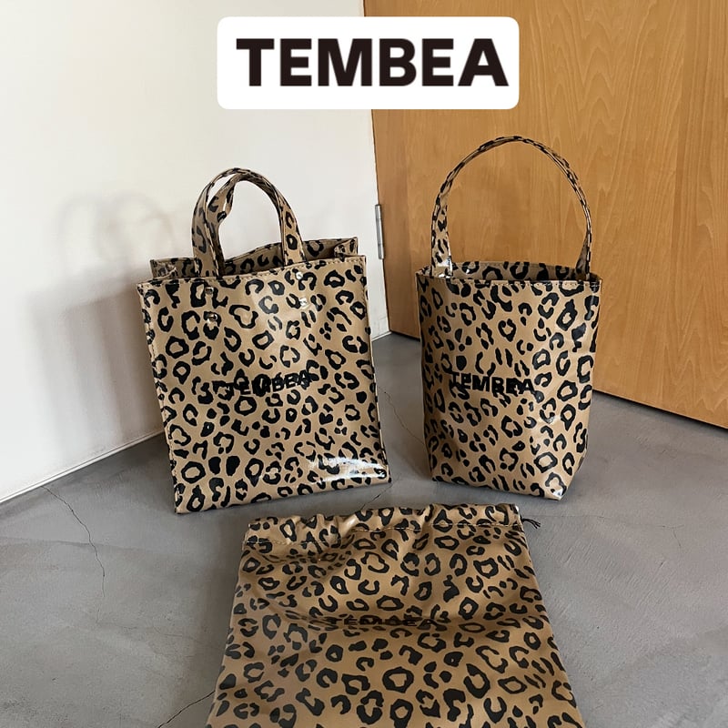 TEMBEA／PAPER TOTE SMALL LEOPARD』 | SALVE