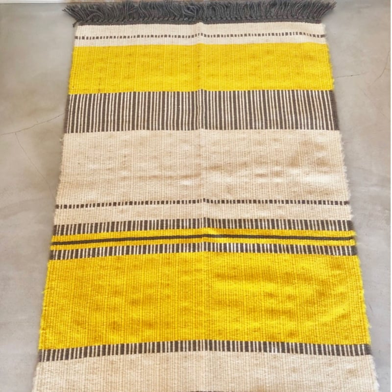 FABRICA ALENTEJANA wool 手織り ラグ マット FABRICA ALENTEJANA wool 手織り ラグ マット