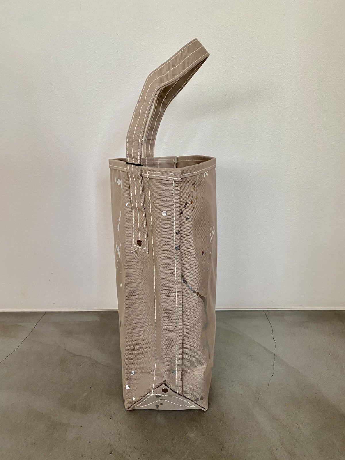 TEMBEA painter tote トートバッグ　箔　シルバー　ペンキ PAINTER TOTE ONE / 箔 SILVER﻿ ﻿ ペンキ屋さんが使うための