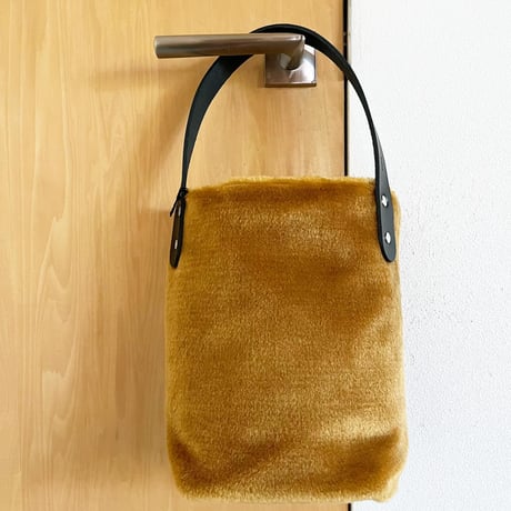 『TEMBEA／BAGUETTE TOTE MINI ECO FUR』