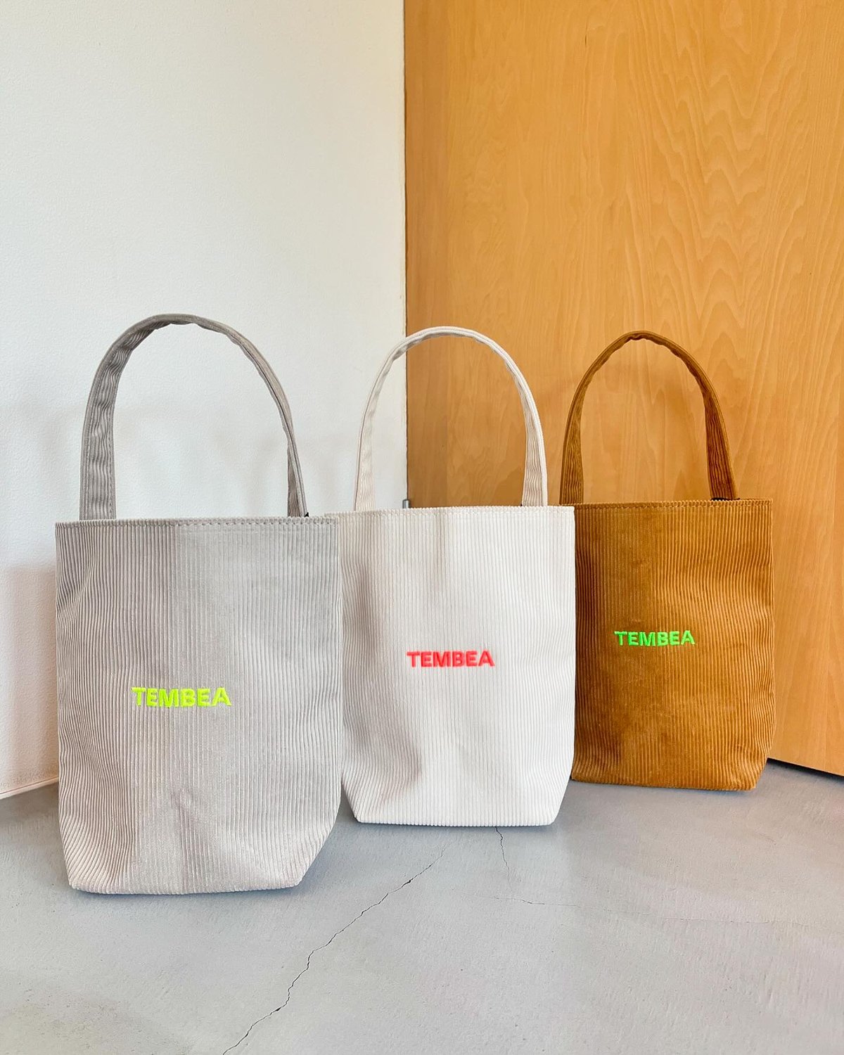 ふうか　新品　TEMBEA テンベア　バゲットトート ミニ コーデュロイ fit=scale-down,w=1200