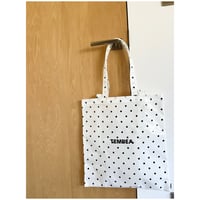 『TEMBEA／3HANDLE TOTE CLEAR DOT』