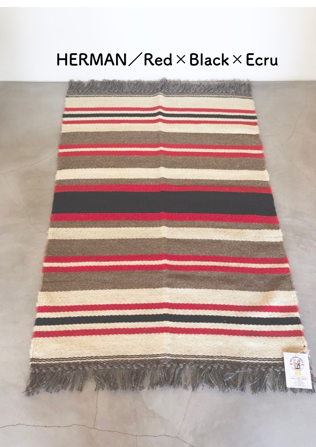 FABRICA ALENTEJANA DE LANIFICIOS／WOOL RUG 90×1