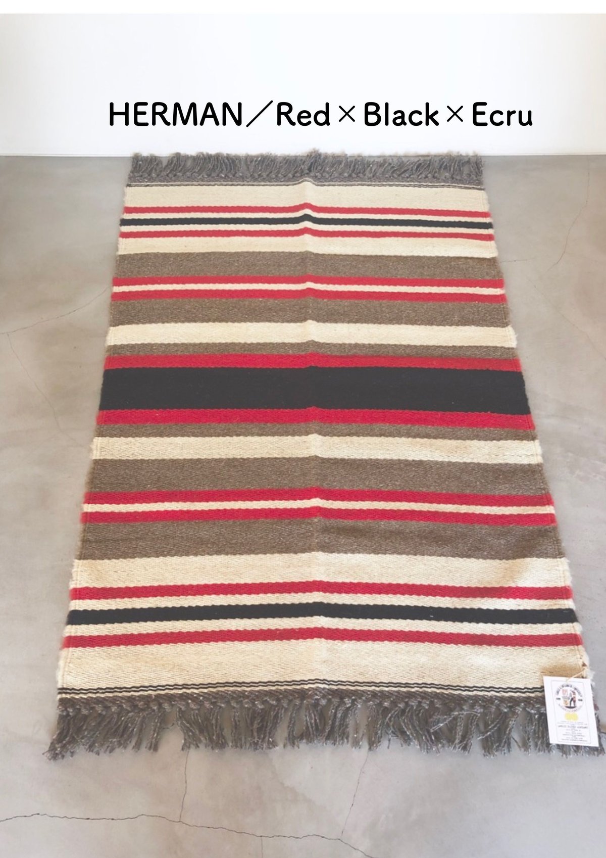 FABRICA ALENTEJANA DE LANIFICIOS／WOOL RUG 90×1...