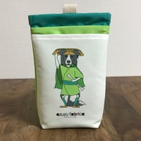 ❝股旅ボーダー❞撥水消臭マナーポーチ （ブルー）グリーン