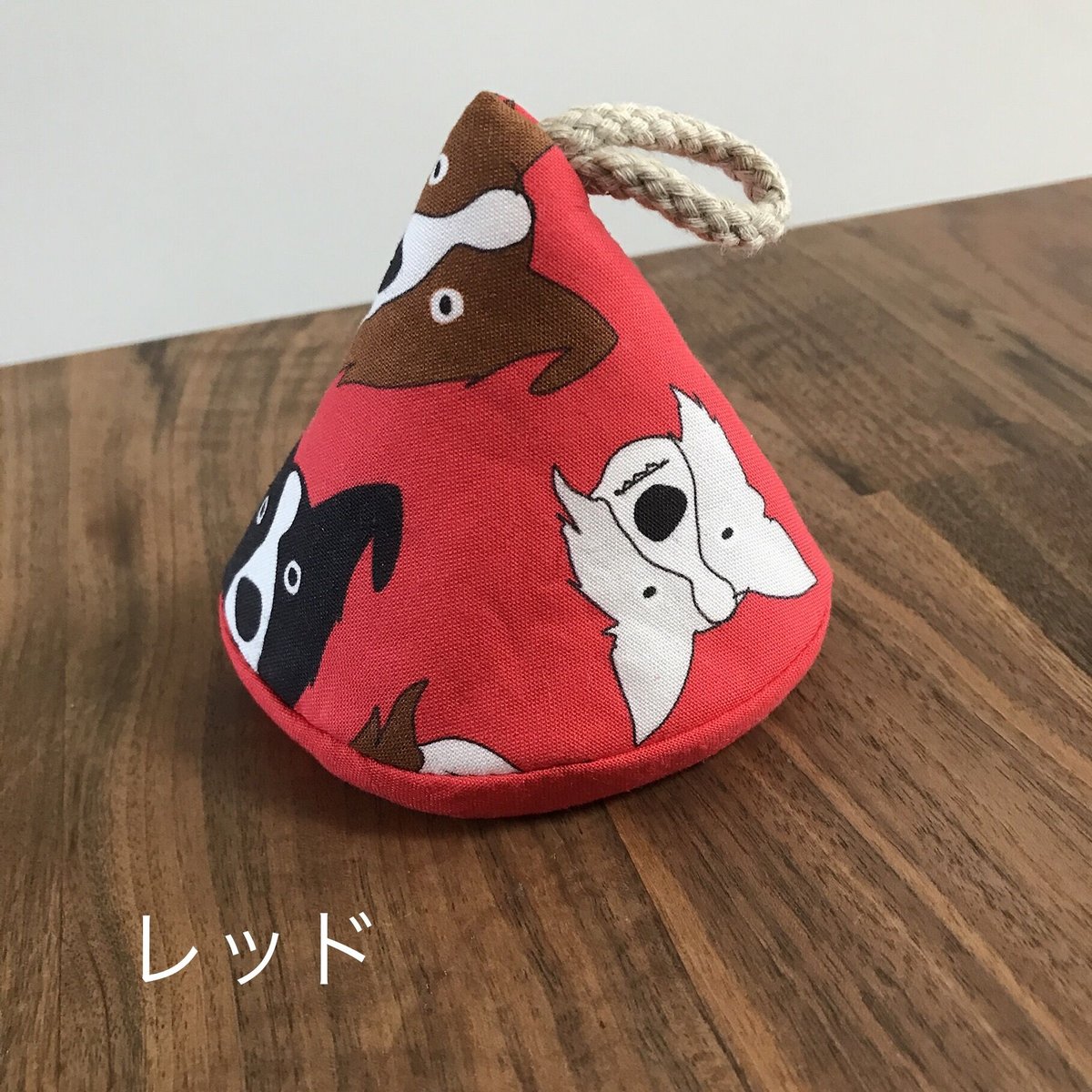 即納】三角鍋つかみ（2個セット） オリジナルボーダーコリー柄