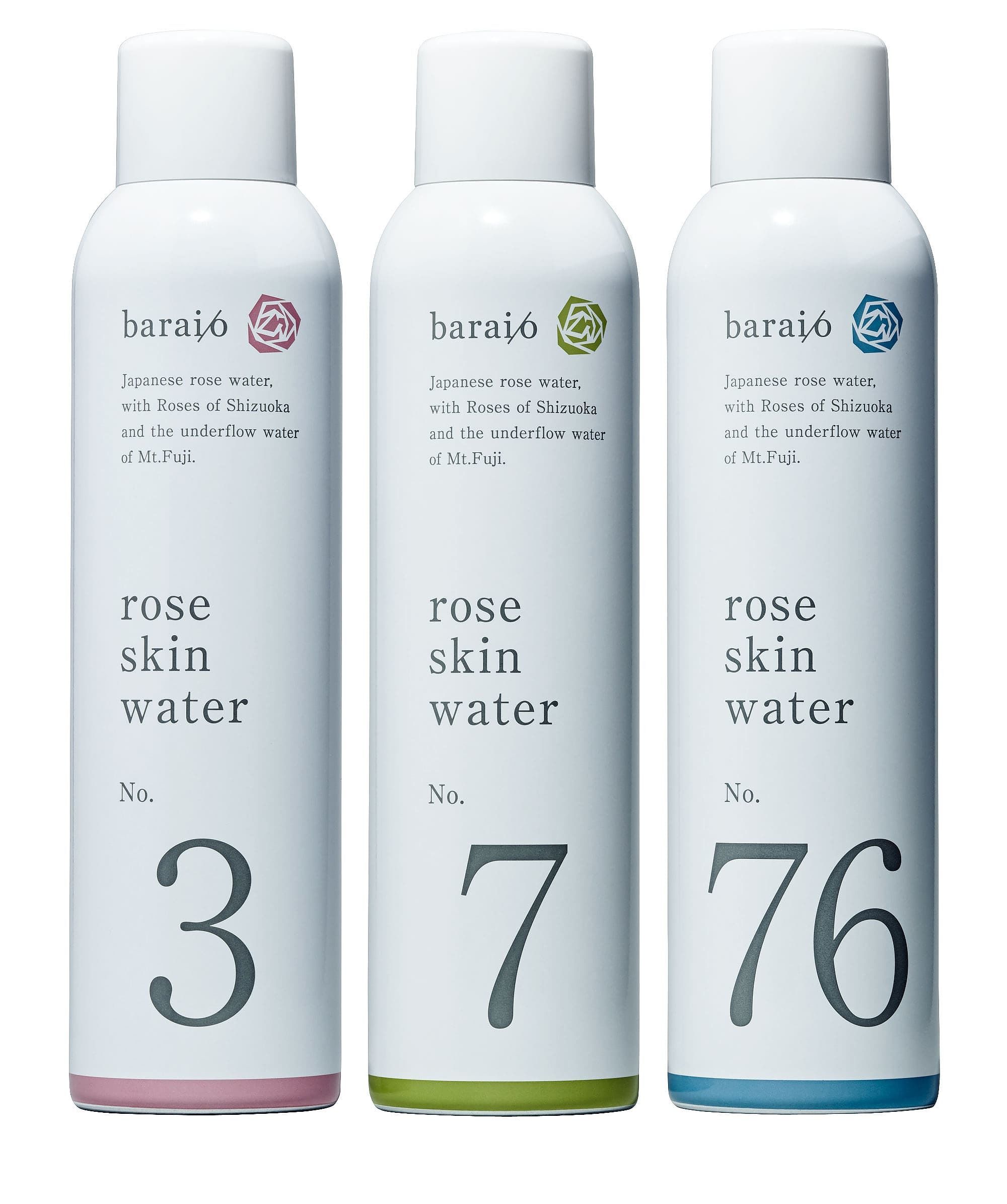 baraio ローズスキンウォーター No3 No7 No76 3点セット original