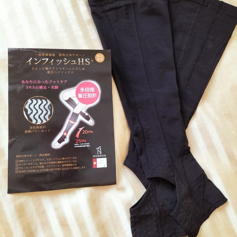 インフィッシュHS⁺（一般医療機器・着圧ハイソックス） | Atelier