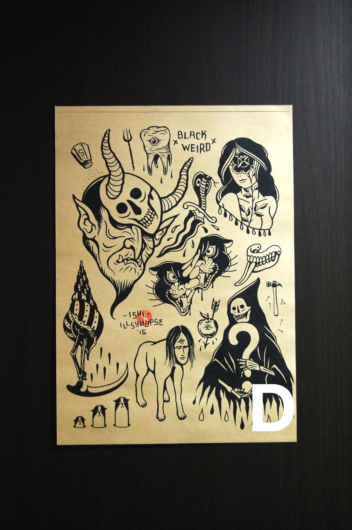 J-ink作 tattooFlash 絵 - 絵画