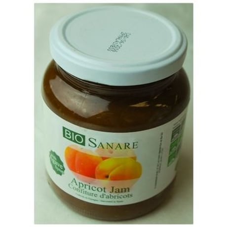 アプリコットジャム【EU有機認証】　１００％天然甘味料のアガベシロップを使用 Apricot Jam 370g
