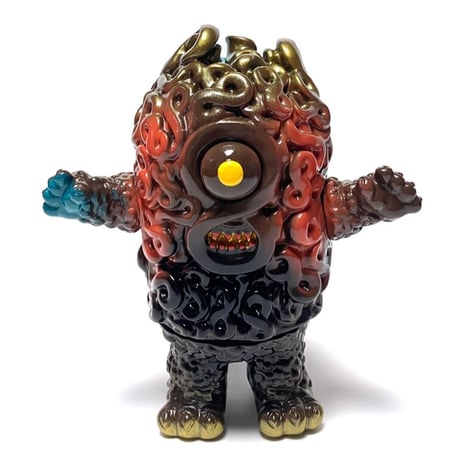 【未開封】最果て宇宙人 ムゲン gumtaro ガムタロウ ソフビ 立体怪獣作家gumtaro氏が「最果て宇宙人 ムゲン」「宇宙魚人ギョグラ