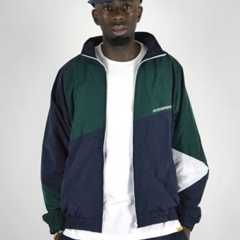 INTERBREED】WRINKLED NYLON TRUCK JACKET(NAVY) |