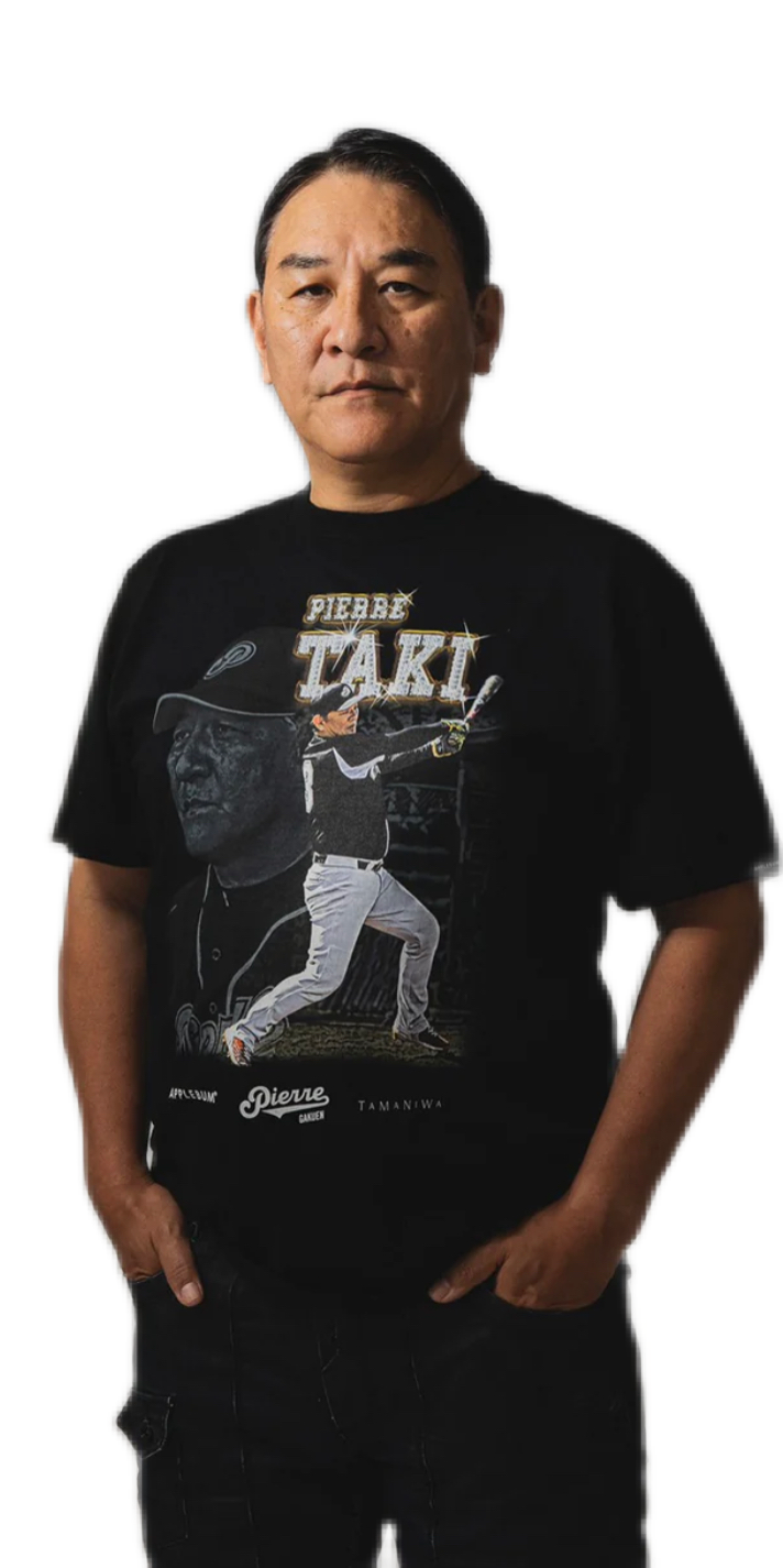APPLEBUM × ピエール瀧 Tシャツ サイズ XL 電気グルーヴ グッズ APPLEBUM】 “ピエール瀧 SWING” T-SHIRT BLACK | bubbl