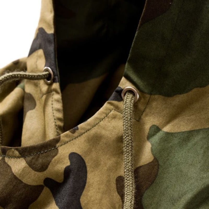 APPLEBUM】Woodland Camo Army Coat | bubblegum