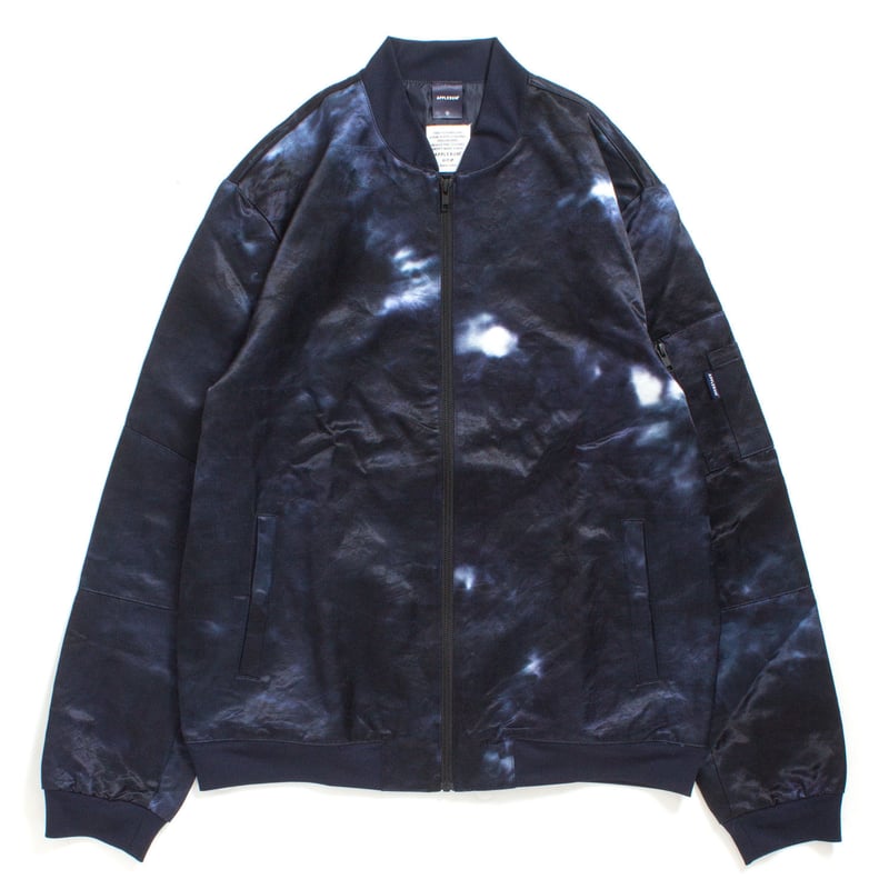 APPLEBUM】Navy Dyeing MA-1 Jacket | bubblegum