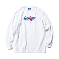 【Lafayette】ROSE LOGO PIGMENT DYED L/S TEE WHITE