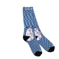 【RIPNDIP】LORD NERMAL SOCKS (NAVY SPECKLE)