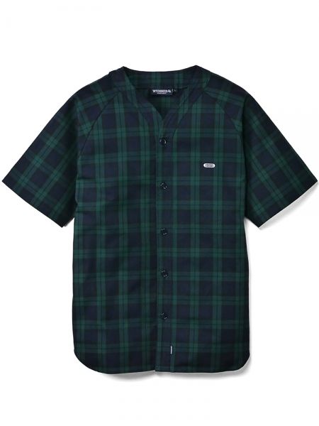 値下げ！インターブリード　ブラックウォッチ　ベースボールシャツ INTERBREED】BLACKWATCH BASEBALL SHIRT | bubblegum