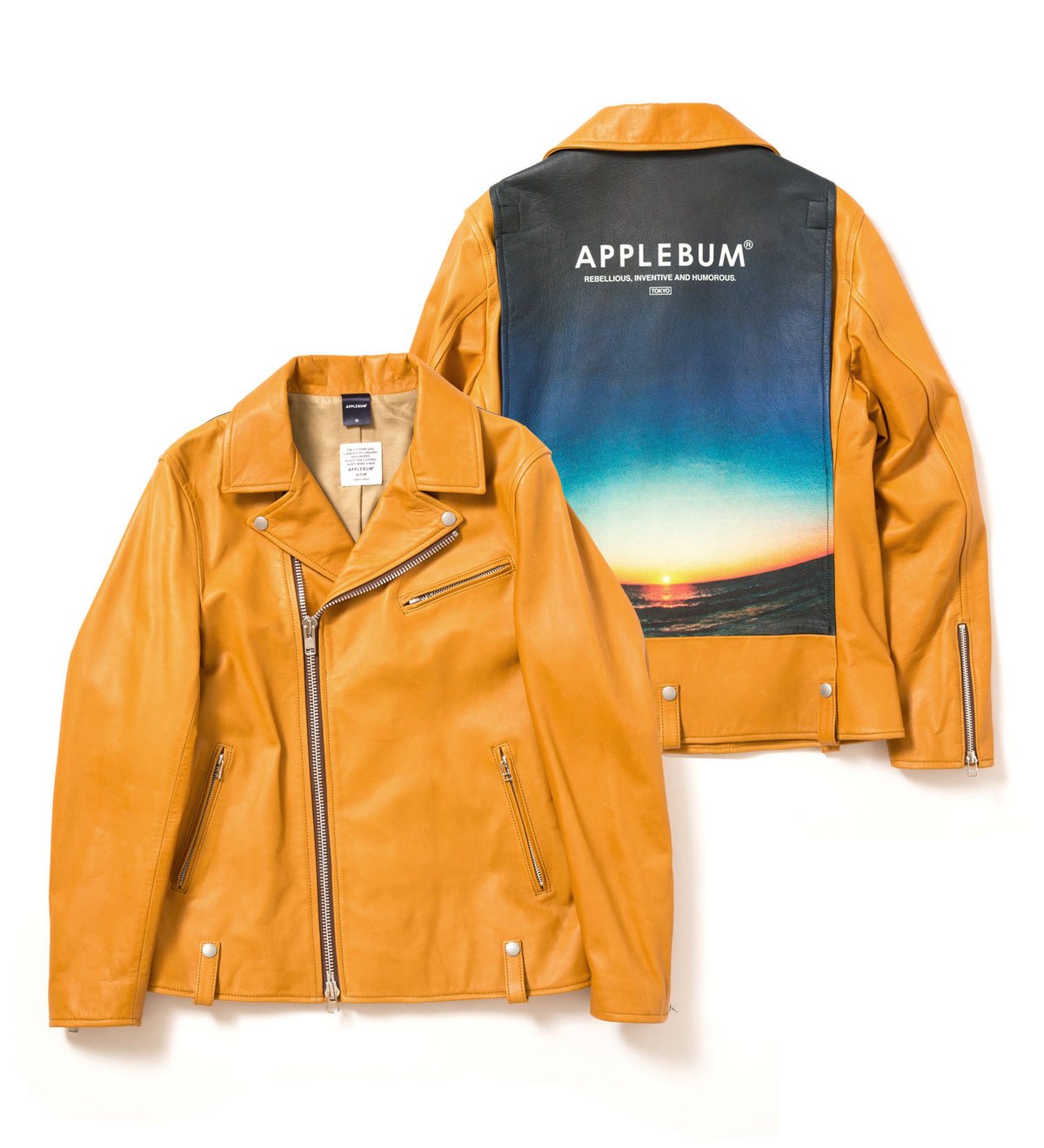 アップルバム　Summer Madness\" Riders Jacket アップルバム Summer Madness