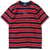 【Lafayette】 MULTI STRIPED TEE  red