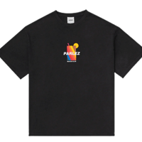 【PARLEZ】Cabane Oversized T-Shirt　BLACK
